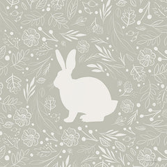 BRO211LIC - Floral Rabbit - 0
