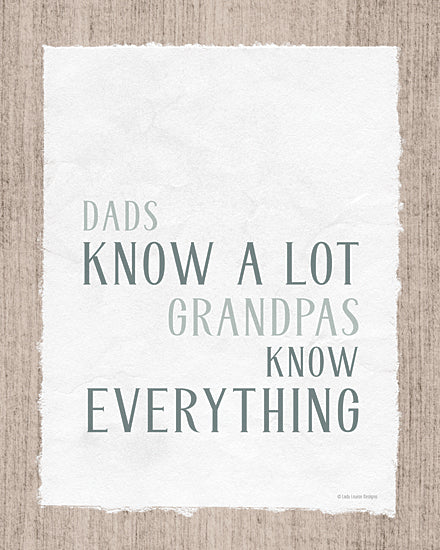 Lady Louise Designs BRO299 - BRO299 - Grandpas Know Everything - 12x16 Humor, Family, Dads, Grandpas, Grandpas Know Everything, Typography, Signs, Textual Art, Framed from Penny Lane