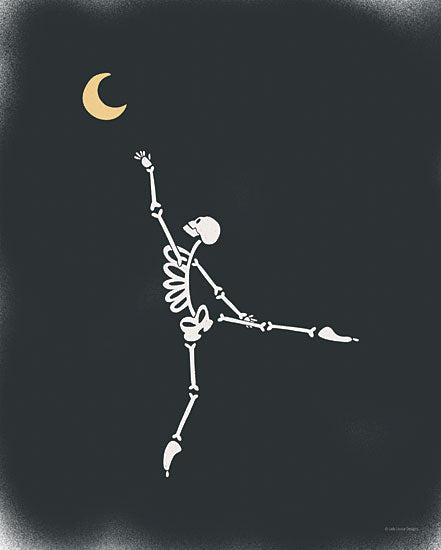 Lady Louise Designs BRO336 - BRO336 - Dancing Skeletons III - 12x16 Halloween, Skelton's, Dancing Skelton's, Black & White, Triptych, Decorative from Penny Lane