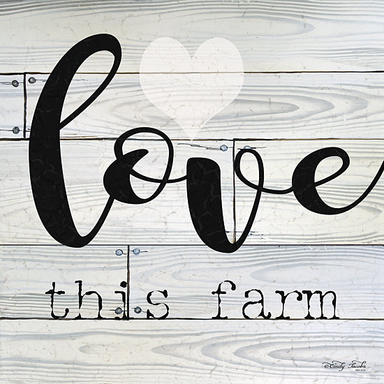 Cindy Jacobs CIN104 - Love This Farm - Farm, Typography, Signs, Love from Penny Lane Publishing