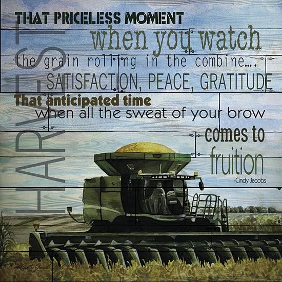 Cindy Jacobs CIN132 - That Priceless Moment - Farm, Tractor, Inspirational, Harvest from Penny Lane Publishing