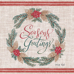 CIN1354 - Season's Greetings Wreath   - 12x12
