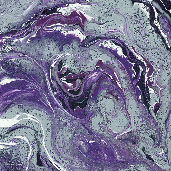 Cindy Jacobs CIN1511 - Abstract in Purple I - 12x12 Abstract, Purple, Contemporary from Penny Lane