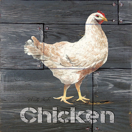 Cindy Jacobs CIN153 - Chicken - Chicken, Animals, Sign from Penny Lane Publishing