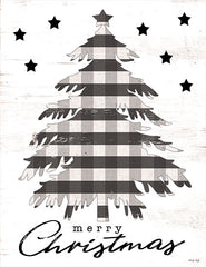 CIN1760 - Merry Christmas Tree and Stars - 12x16