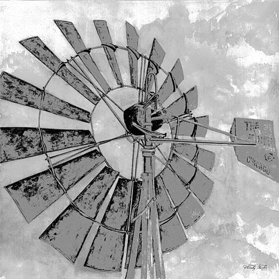 Cindy Jacobs CIN1788 - CIN1788 - Windmill    - 12x12 Photography, Black & White, Windmill, Vintage from Penny Lane