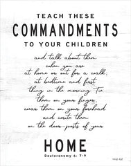 CIN1803 - Teach These Commandments - 12x16