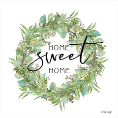 CIN1834 - Home Sweet Home Wreath I    - 12x12