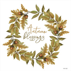 CIN2054 - Autumn Blessings Fall Wreath - 12x12