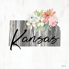 CIN2233 - Floral Kansas State Art - 12x12