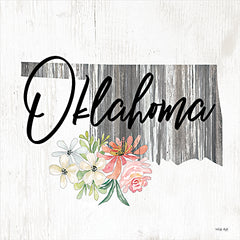 CIN2246 - Floral Oklahoma State Art - 12x12