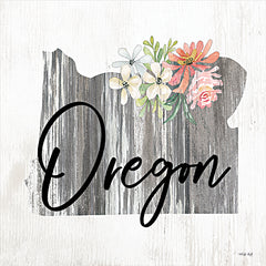 CIN2247 - Floral Oregon State Art - 12x12