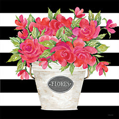 CIN2296 - Fuchsia Flores Stripes - 12x12