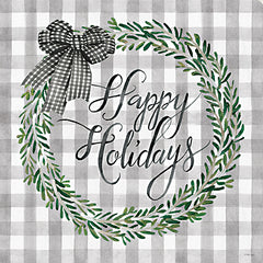 CIN2436LIC - Happy Holidays Wreath - 0