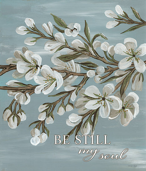 Cindy Jacobs CIN2493 - CIN2493 - Spring Be Still - 12x16 Be Still My Soul, Hymn, Spring, Tree, Blossoms, Botanical, Religion, Signs from Penny Lane