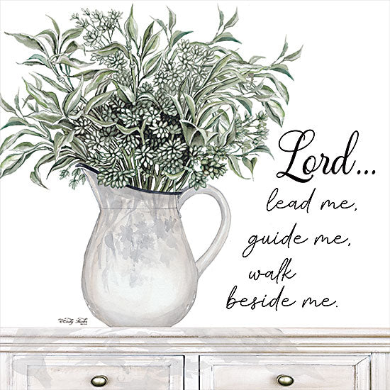 Cindy Jacobs CIN2639 - CIN2639 - Lord Lead Me - 12x12 Lord Lead Me, Pitcher, Greenery, Religion, Motivational, Shabby Chic, Signs from Penny Lane