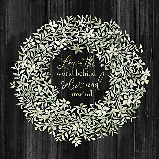 Cindy Jacobs CIN2693 - CIN2693 - Leave the World Behind Wreath - 12x12 Leave the World Behind, Wreath, Motivational, Eucalyptus, Signs from Penny Lane