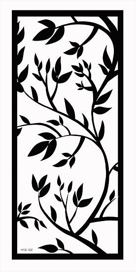 Cindy Jacobs CIN2799 - CIN2799 - Geo Leaves - 9x18 Leaves, Botanical, Black & White from Penny Lane