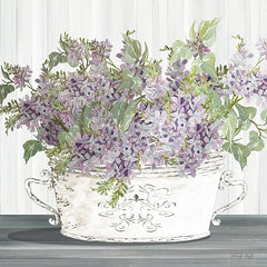 CIN2813 - Lilac Galvanized Pot - 12x12