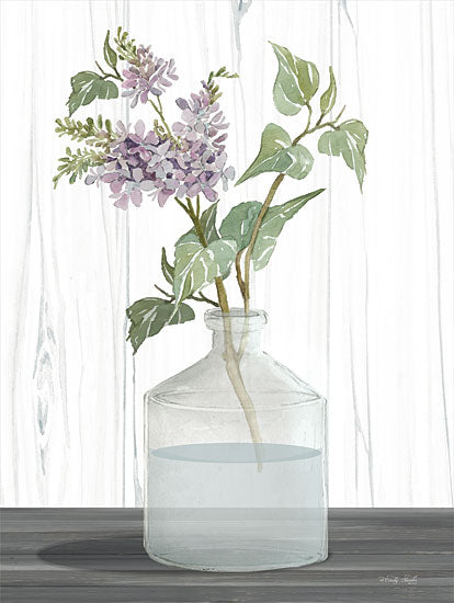 Cindy Jacobs CIN2817 - CIN2817 - Lilacs IV - 12x16 Lilacs, Purple Flowers,  Glass Vase from Penny Lane