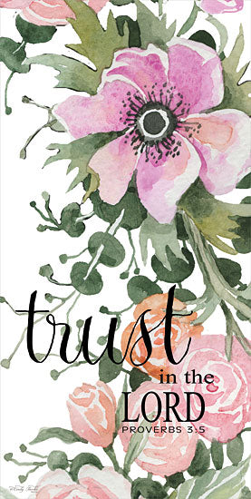 Cindy Jacobs CIN2868 - CIN2868 - Trust in the Lord - 9x18 Trust in the Lord, Bible Verse, Proverbs, Flowers, Religious, Typography, Signs from Penny Lane