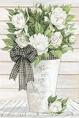 CIN2907 - White Peonies - 12x18