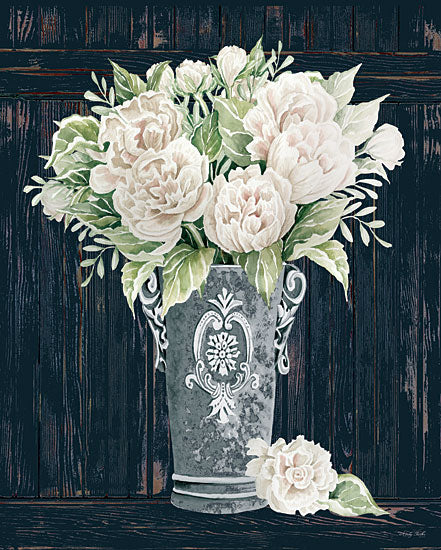Cindy Jacobs CIN2975 - CIN2975 - Perfect Peonies - 12x16 Peonies, Flowers, Pink Flowers, Galvanized Vase, Shabby Chic, Bouquet, Botanical from Penny Lane