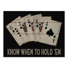 CIN3054PAL - Know When to Hold 'em - 16x12