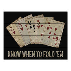 CIN3055PAL - Know When to Fold 'em - 16x12