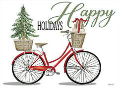 CIN3062 - Happy Holidays Bicycle - 16x12