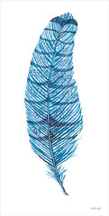 CIN3093 - Blue Feather I - 9x18