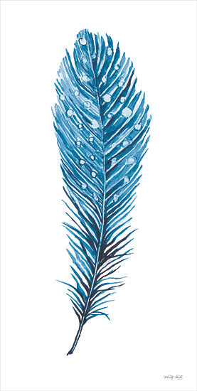 Cindy Jacobs CIN3094 - CIN3094 - Blue Feather II - 9x18 Feather, Blue Feather, Birds from Penny Lane