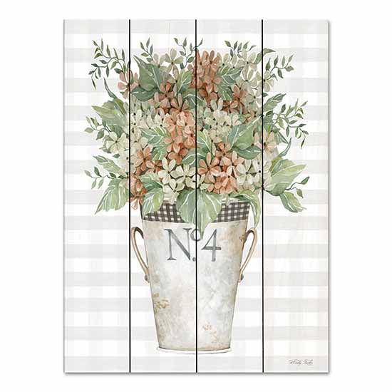 Cindy Jacobs CIN3105PAL - CIN3105PAL - Fall Flowers - 12x16 Fall Flowers, Flowers, Autumn, Fall, Greenery, Rustic, Galvanized Pail, Plaid Background from Penny Lane