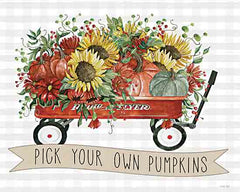 CIN3132 - Pick Your Own Pumpkins Wagon - 16x12