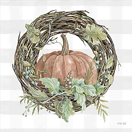 Cindy Jacobs CIN3138 - CIN3138 - Pumpkin Wreath II - 12x12 Pumpkin Wreath, Wreath, Pumpkins, Grapevine, Fall, Autumn from Penny Lane