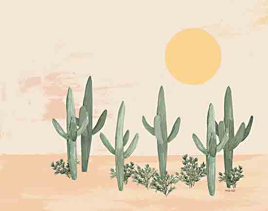 Cindy Jacobs CIN3147 - CIN3147 - Desert Sun II - 16x12 Abstract, Desert, Cactus, Sun, Nature, Landscape from Penny Lane
