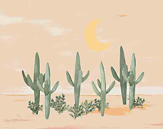 Cindy Jacobs CIN3148 - CIN3148 - Desert Moon II - 16x12 Cactus, Desert, Moon, Landscape, Southwestern from Penny Lane