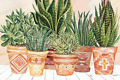 CIN3149 - Aztec Potted Plants - 18x12