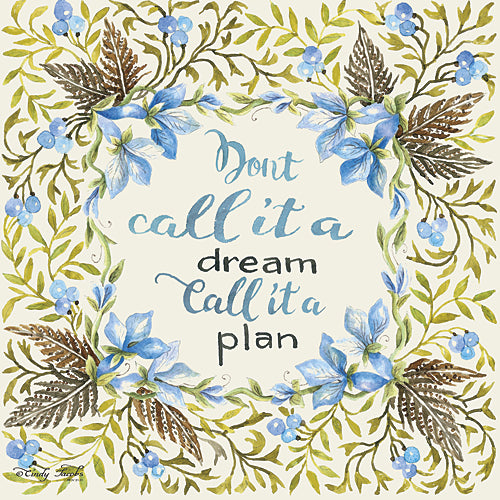Cindy Jacobs CIN314 - Don't Call It a Dream - Wreath, Leaves, Inspirational,  Sign, Floral from Penny Lane Publishing
