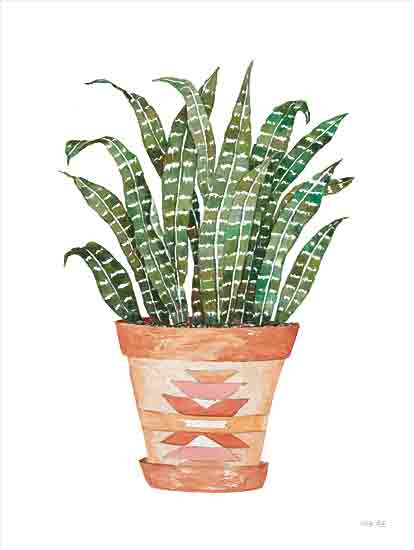 Cindy Jacobs CIN3153 - CIN3153 - Aztec Pot III - 12x16 Aztec Pot, Potted Plant, Cactus, Succulent, Southwestern, Botanical from Penny Lane