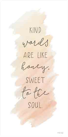 Cindy Jacobs CIN3180 - CIN3180 - Kind Words     - 9x18 Kind Words are Like Honey, Sweet to the Soul, Motivational, Typography, Signs from Penny Lane