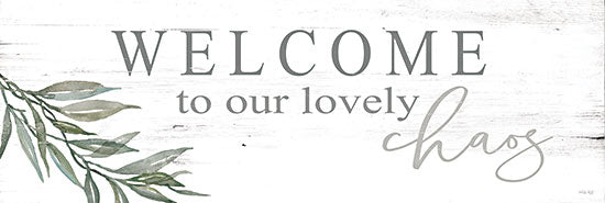 Cindy Jacobs CIN3224A - CIN3224A - Welcome to Our Lovely Chaos - 36x12 Welcome, Humorous, Typography, Signs, Neutral Palette, Greenery from Penny Lane