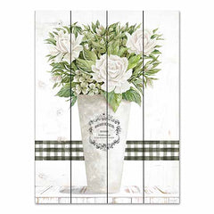 CIN3284PAL - White Roses - 12x16