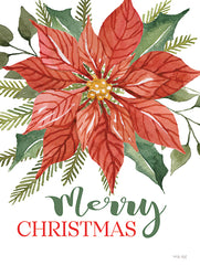 CIN3325 - Merry Christmas Poinsettia - 12x16