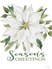 CIN3326 - Season's Greetings Poinsettia - 12x16