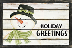 CIN3338LIC - Holiday Greetings Snowman - 0