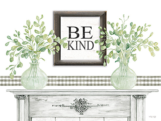 Cindy Jacobs CIN3352 - CIN3352 - Be Kind Table - 16x12 Be Kind, Framed, Mantel, Greenery, Vases, Still Life from Penny Lane