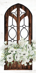 CIN3362 - Window Arch Floral I - 9x18