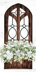 CIN3363 - Window Arch Floral II - 9x18