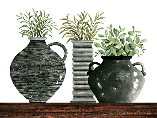 Cindy Jacobs CIN3364 - CIN3364 - Black Vase Set - 16x12 Black Vases, Still Life, Greenery, Contemporary from Penny Lane
